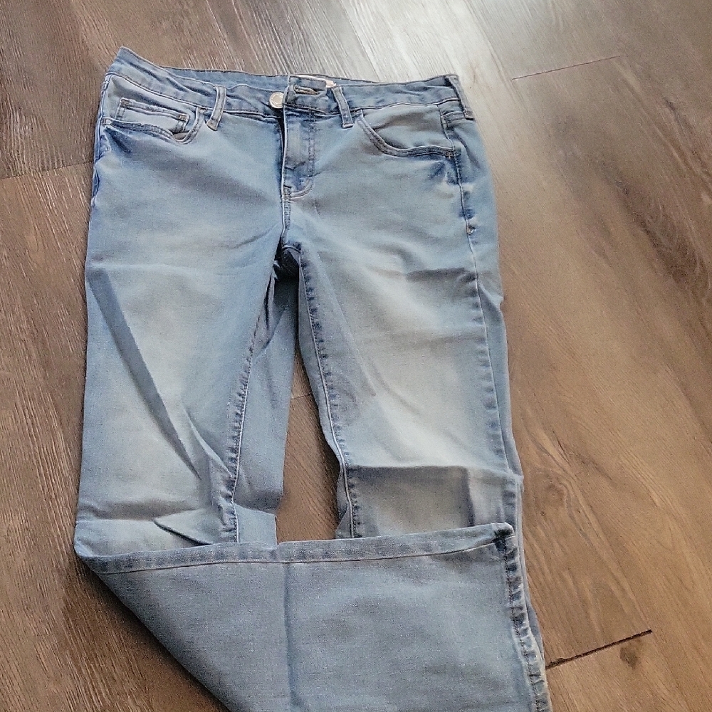 SO Light Blue Women's Straight Leg Jeans